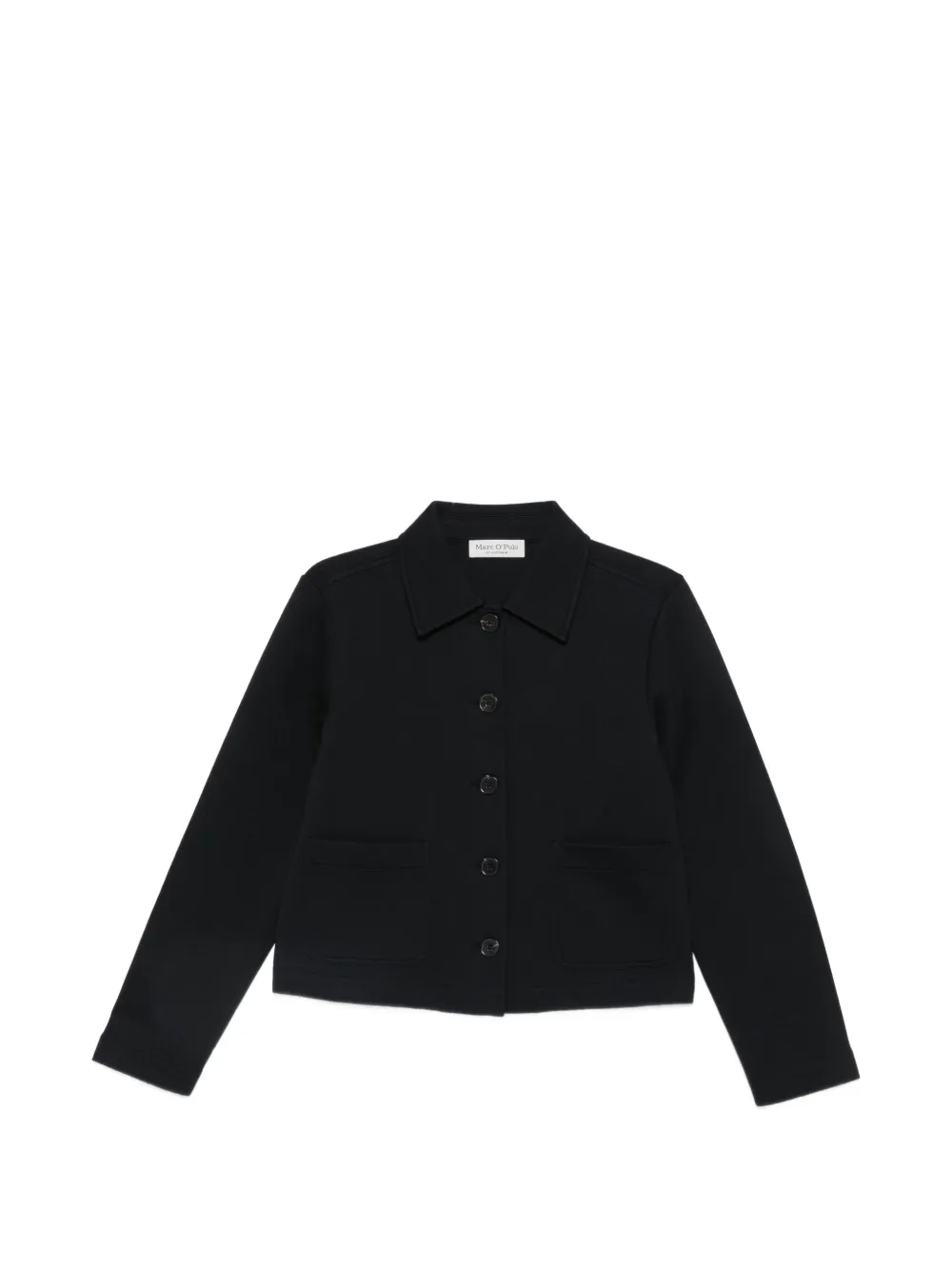 Marc O'Polo button-up patch-pocket jacket - Blu