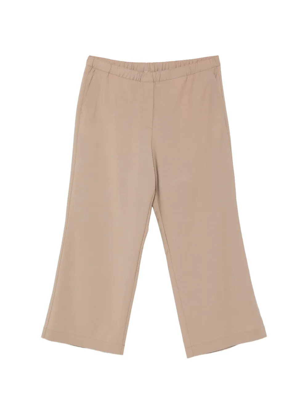 Marc O'Polo elasticated-waist wide-leg trousers - Marrone