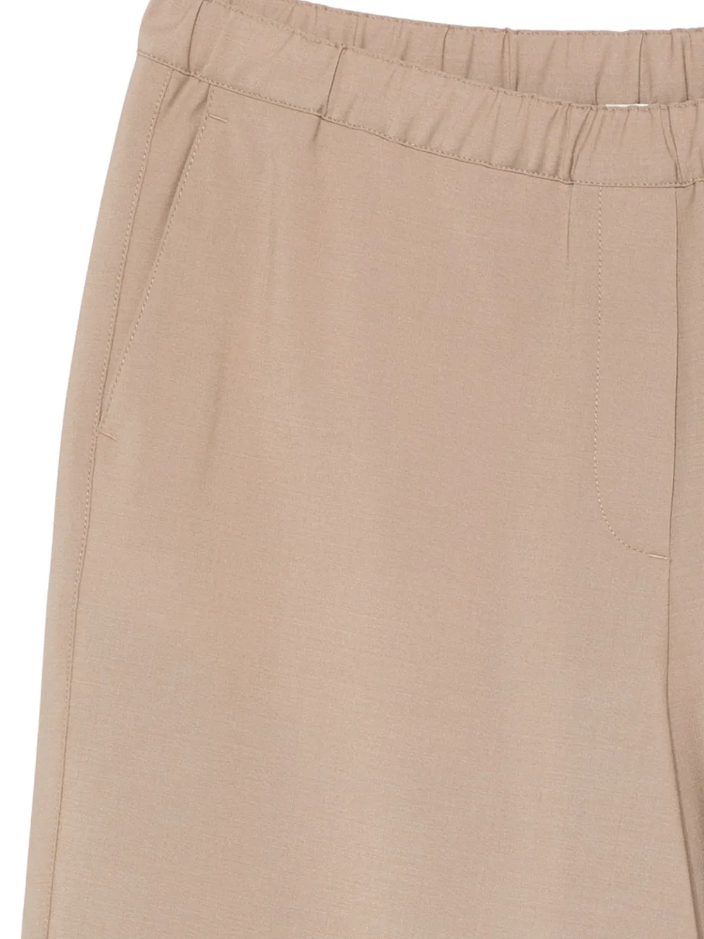 Marc O'Polo Broek met elastische taille Bruin