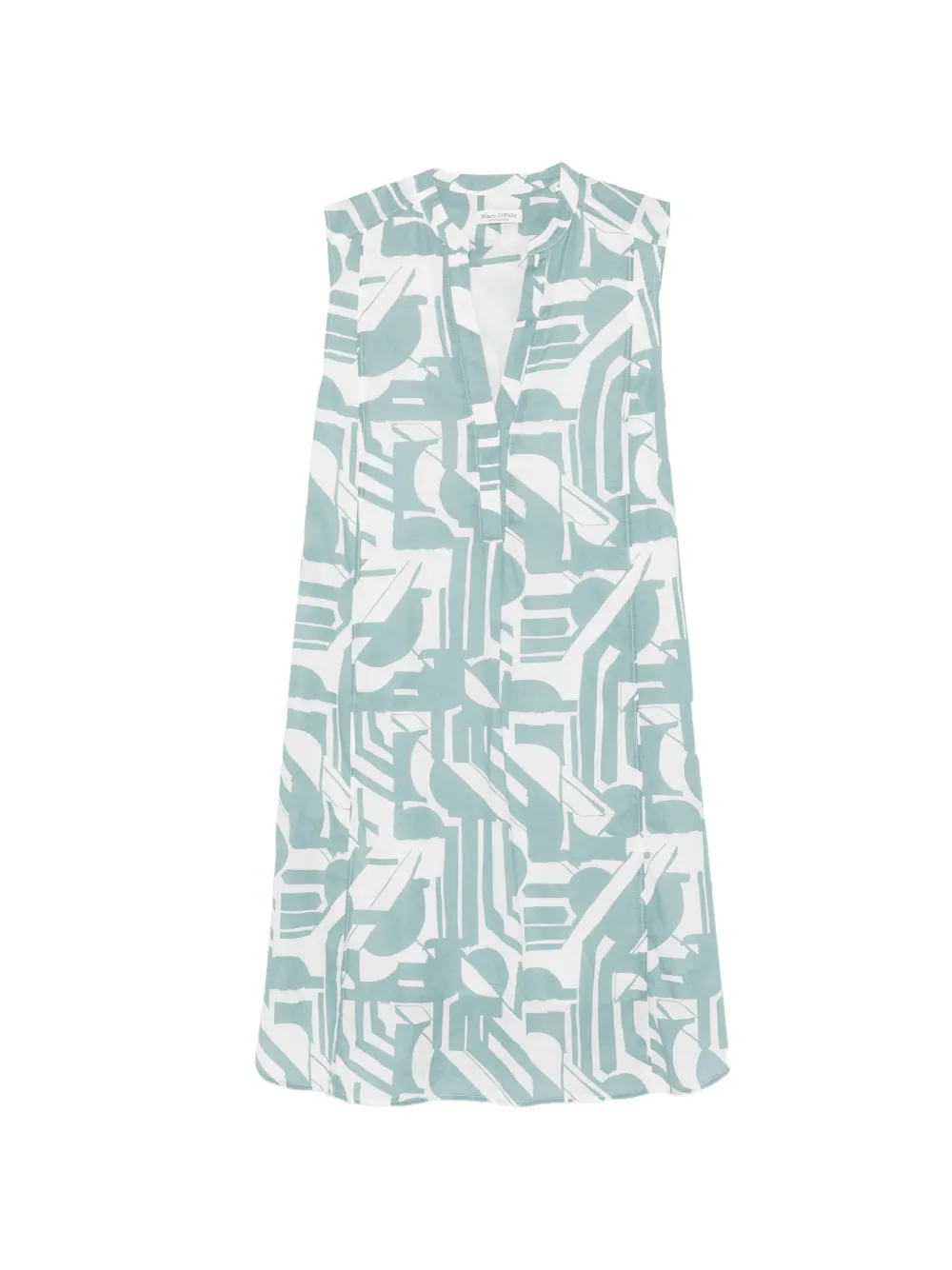 Marc O'Polo abstract-print sleeveless mini dress - Blu