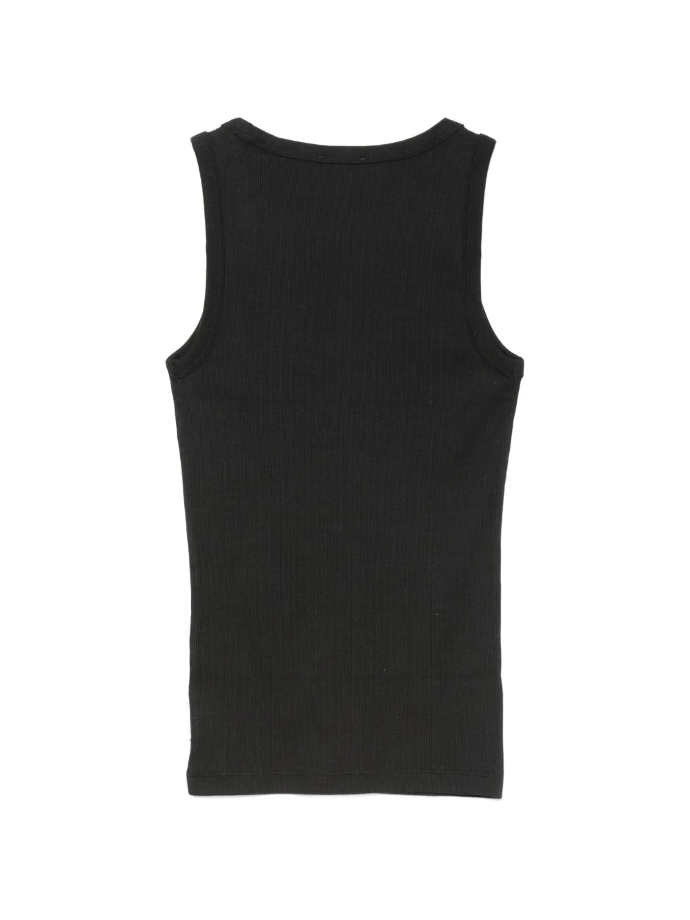 Marc O'Polo Ribgebreide tanktop Zwart