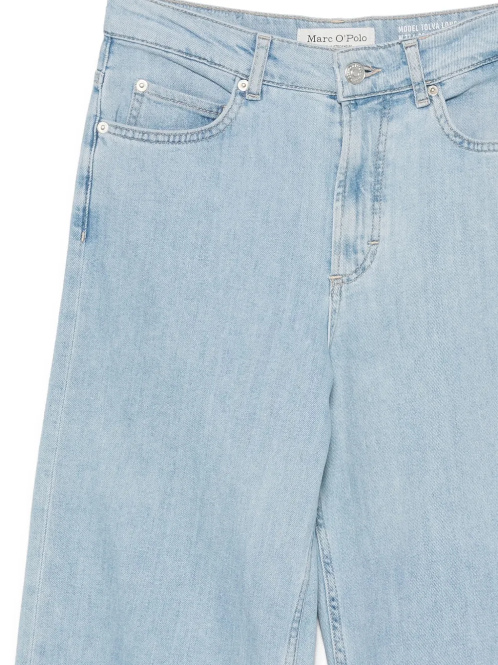 Marc O'Polo Tolva jeans met wijde pijpen Blauw