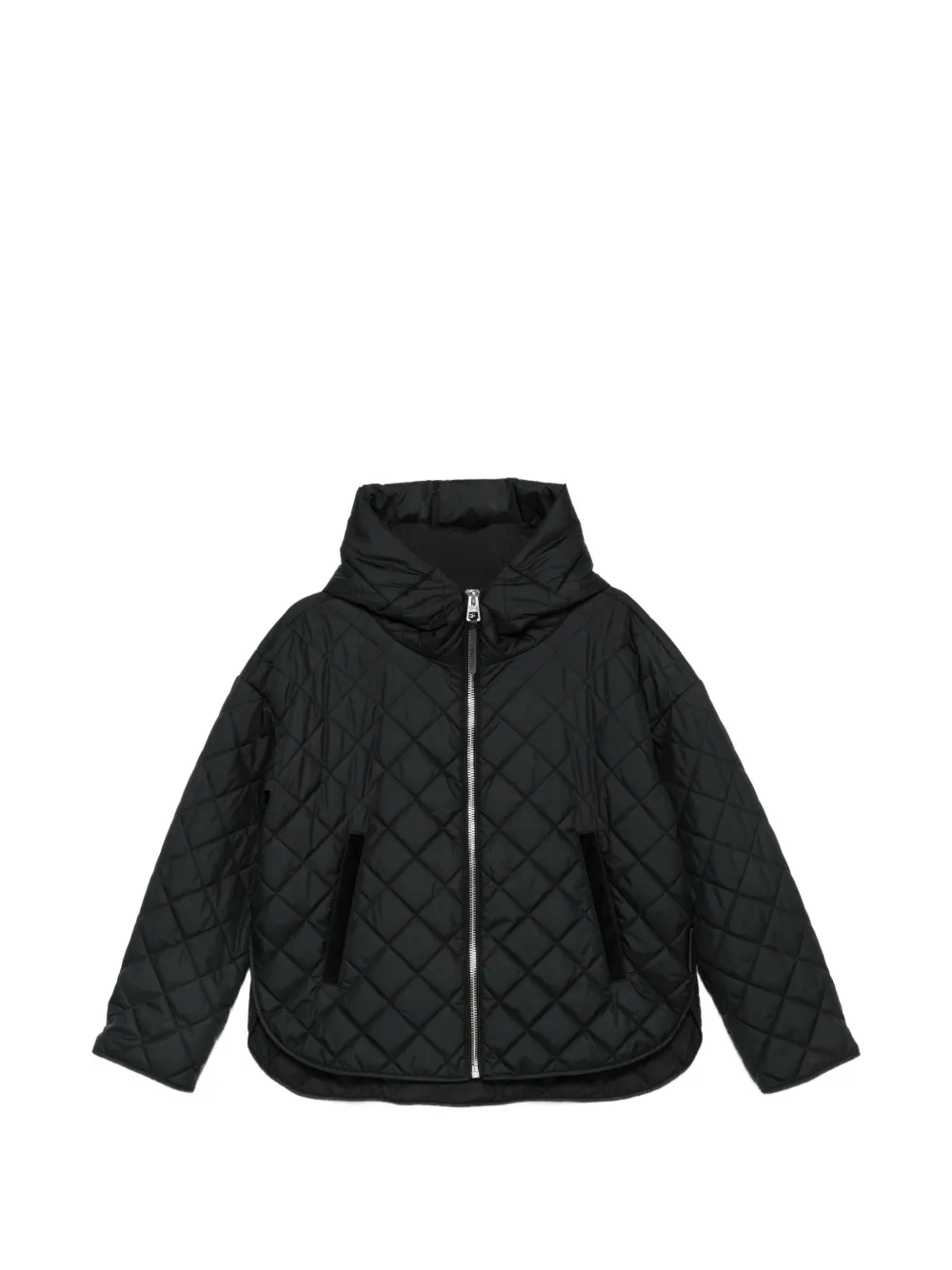 Marc O'Polo quilted hooded jacket - Nero