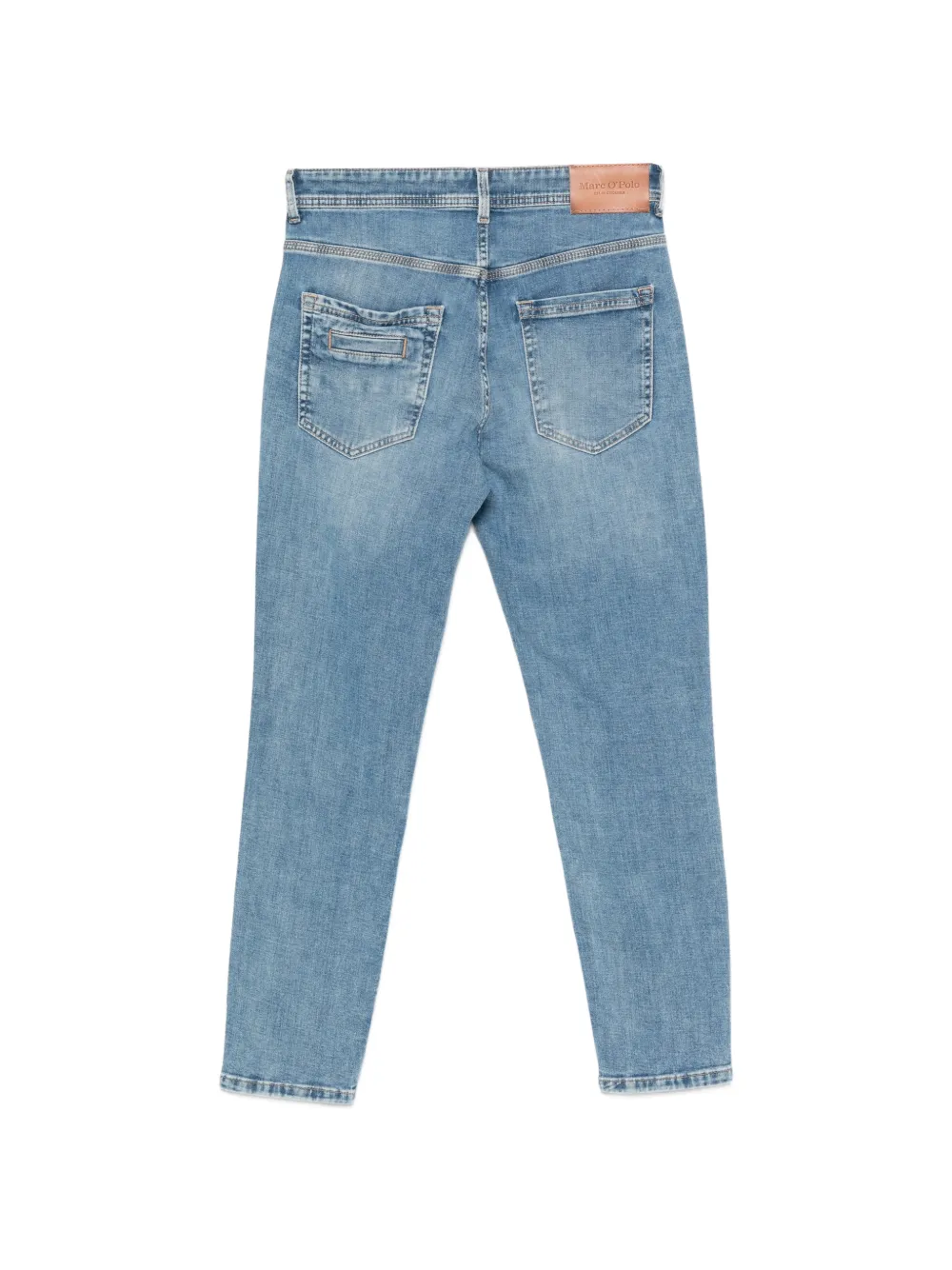 Marc O'Polo Theda jeans met vervaagd effect Blauw