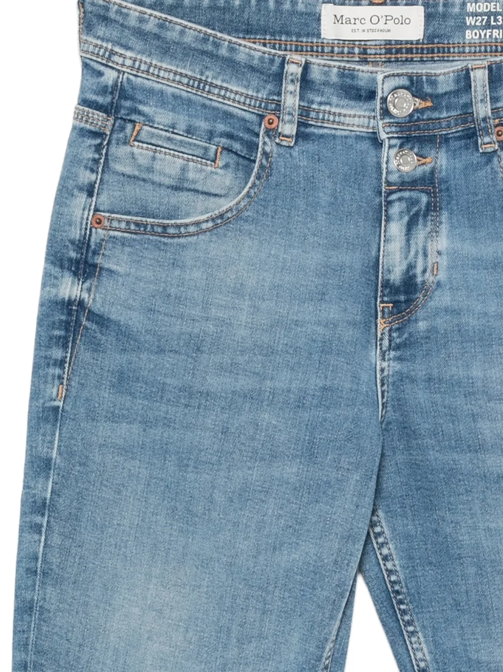Marc O'Polo Theda jeans met vervaagd effect Blauw