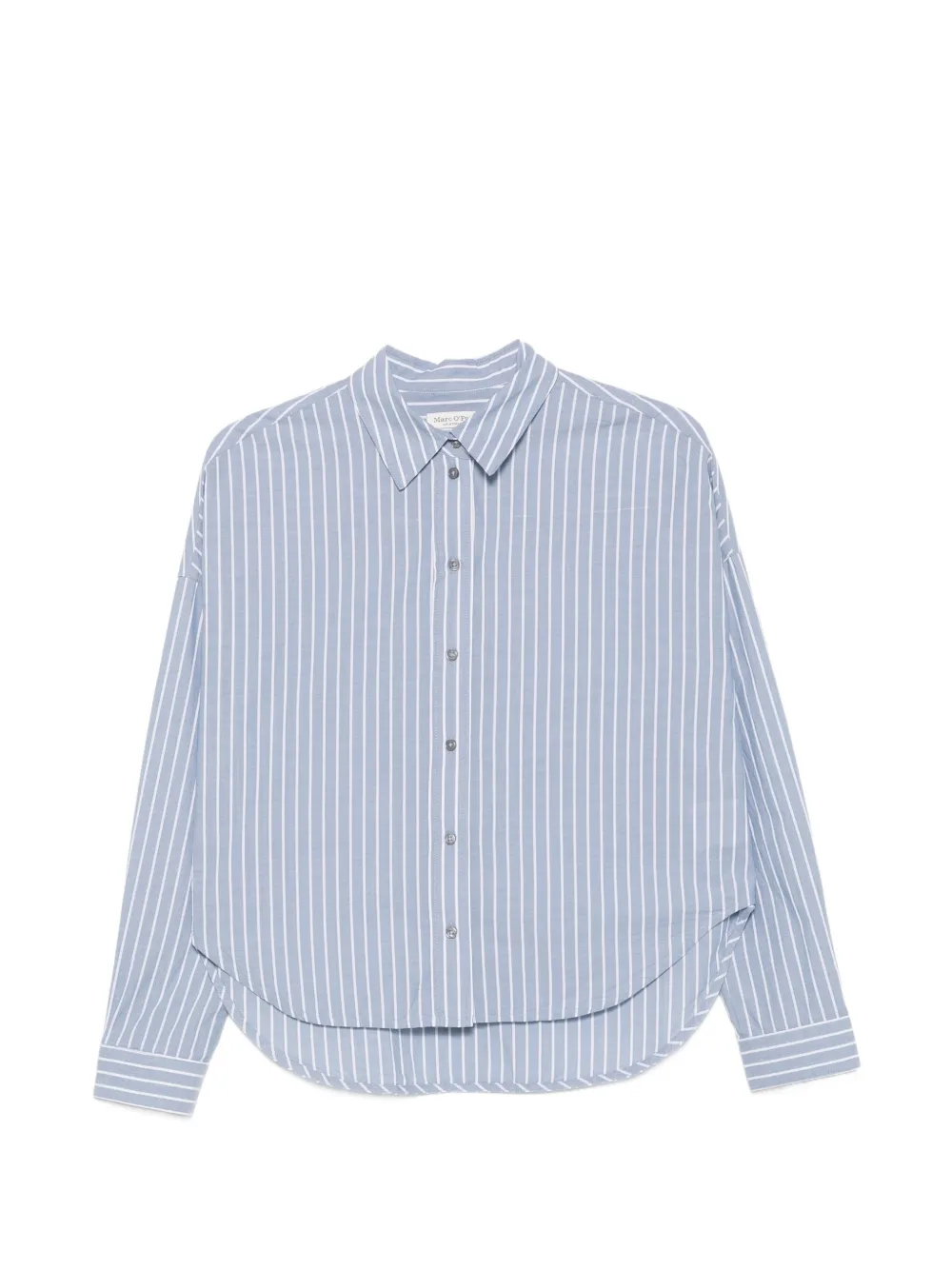 Marc O'Polo vertical-stripe shirt - Blu