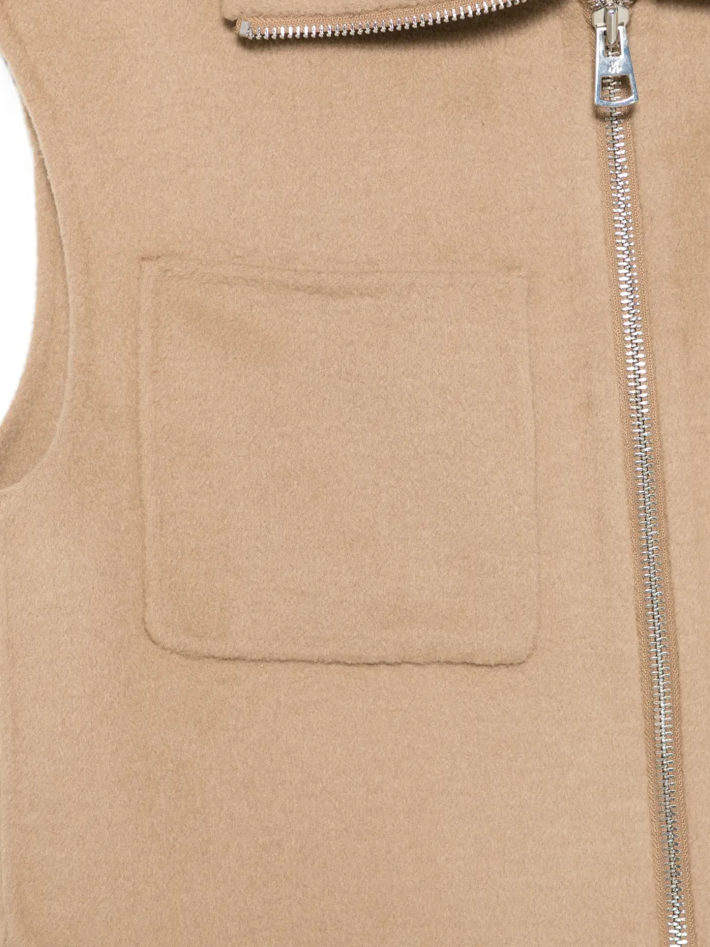 Marc O'Polo Bodywarmer met zak en ritssluiting Beige