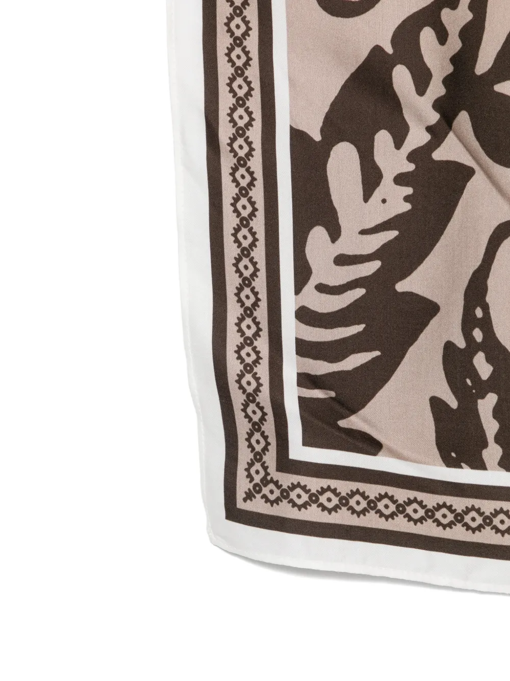 Marc O'Polo Sjaal met bloemenprint Beige