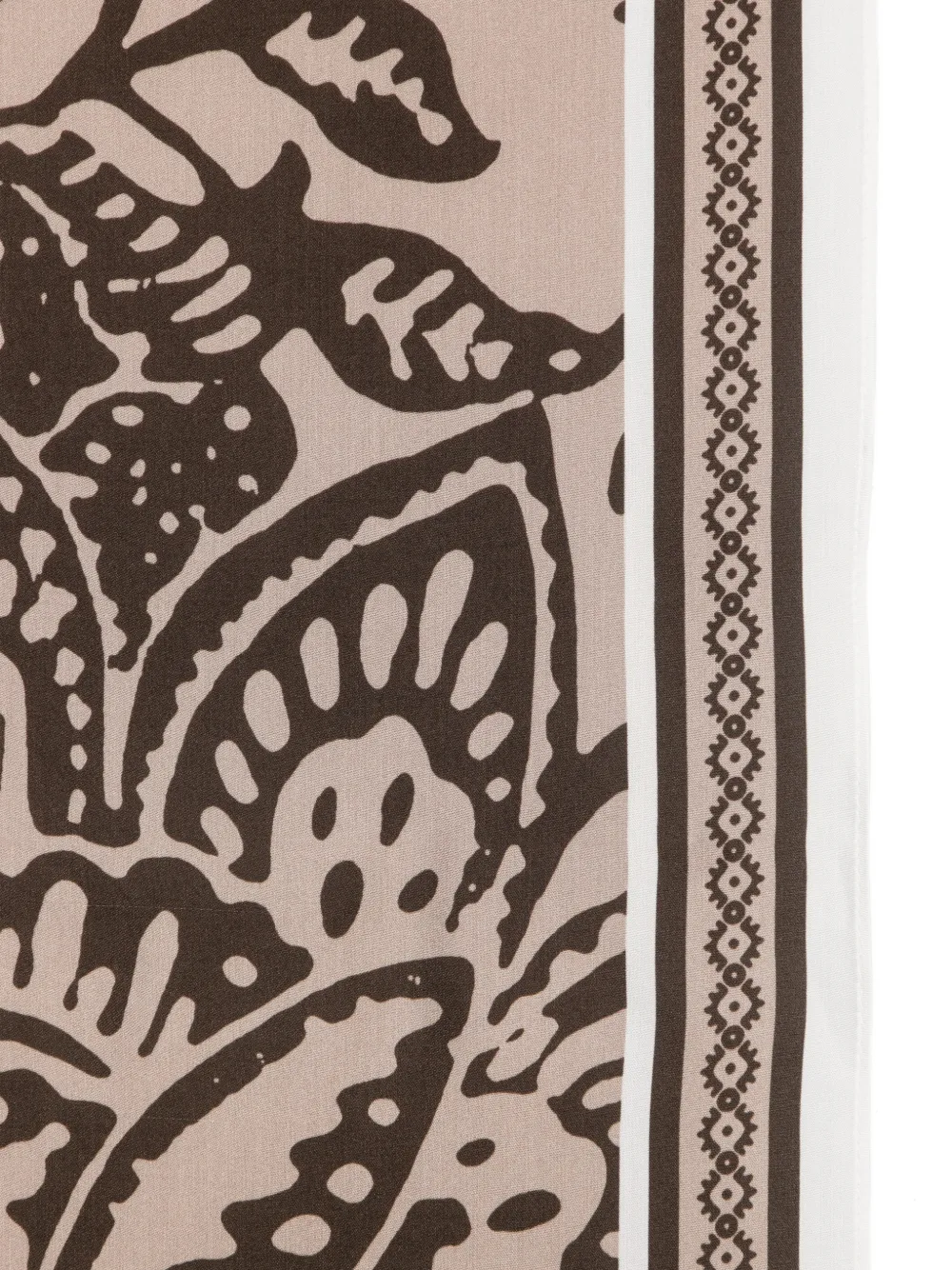 Marc O'Polo Sjaal met bloemenprint Beige
