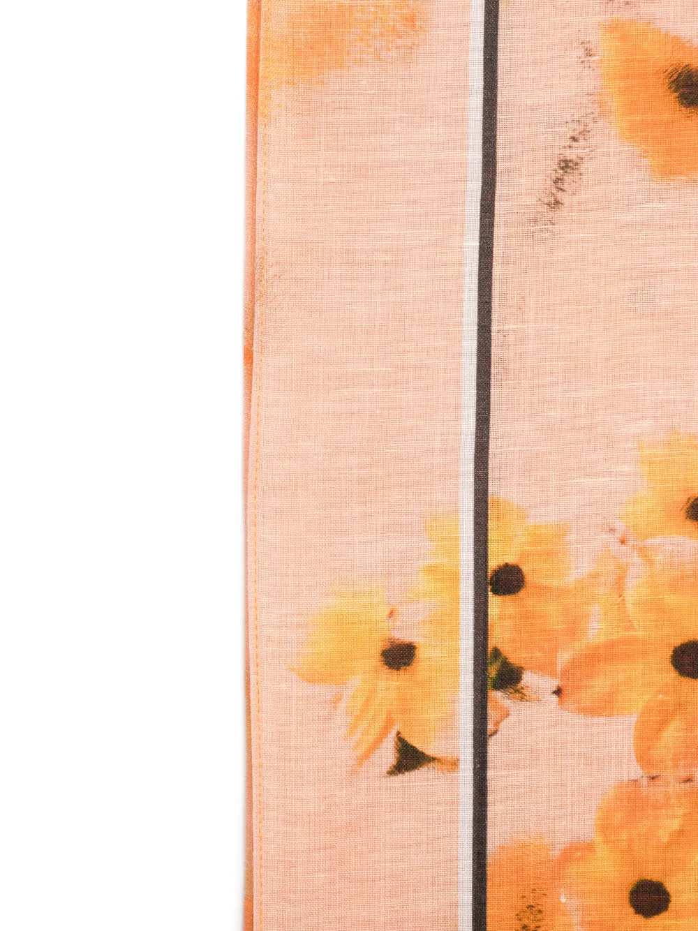 Marc O'Polo Sjaal met bloemenprint Oranje