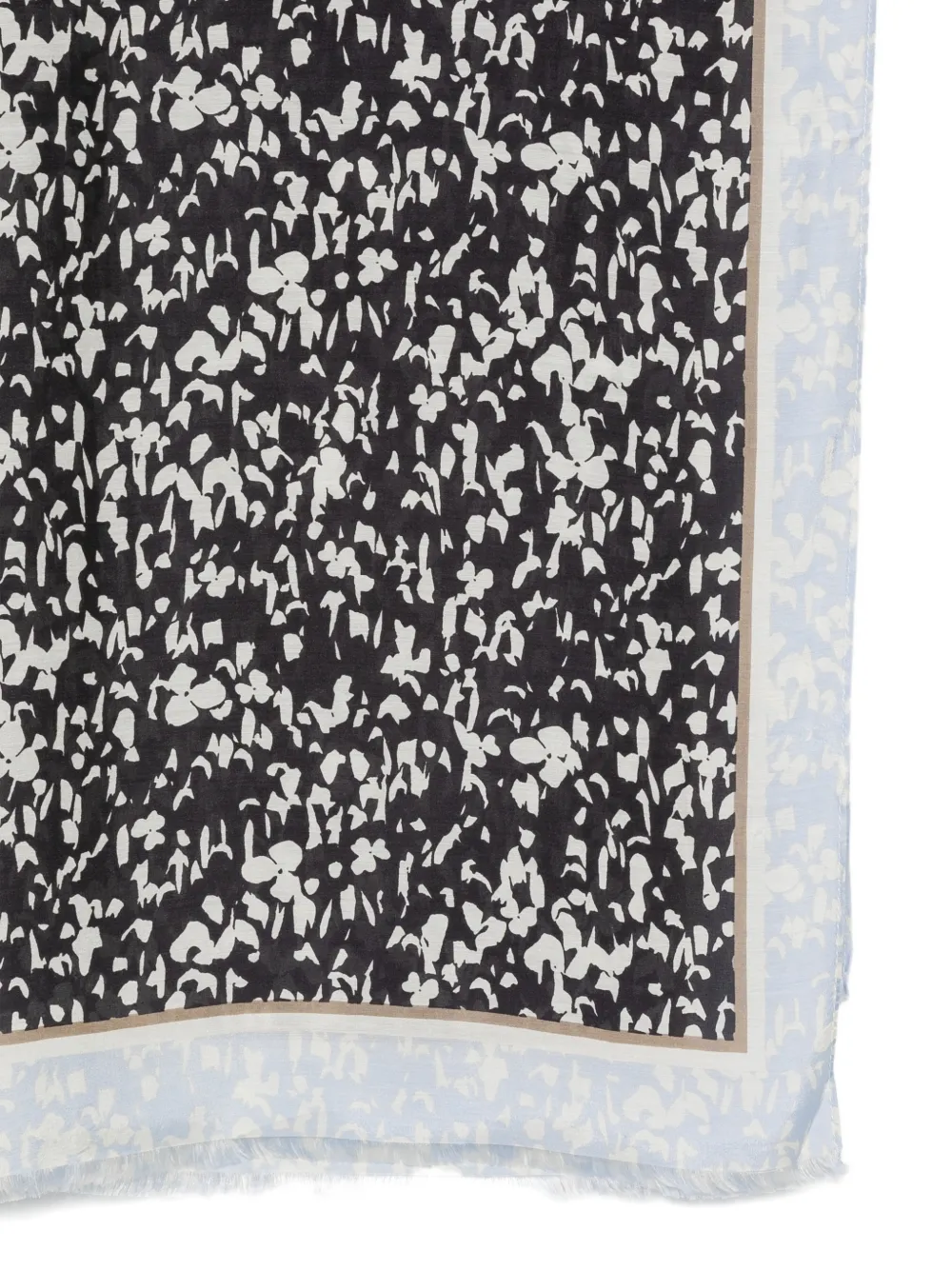 Marc O'Polo Sjaal met bloemenprint Blauw