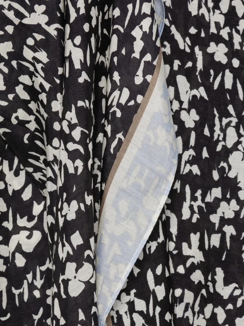 Marc O'Polo Sjaal met bloemenprint Blauw