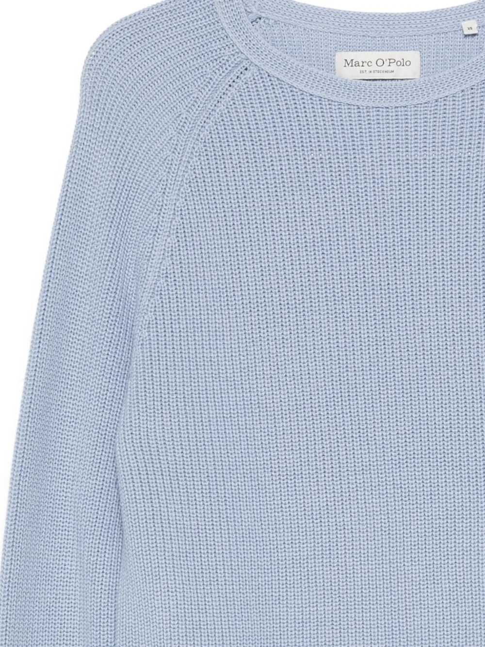 Marc O'Polo Ribgebreid met raglan mouwen Blauw