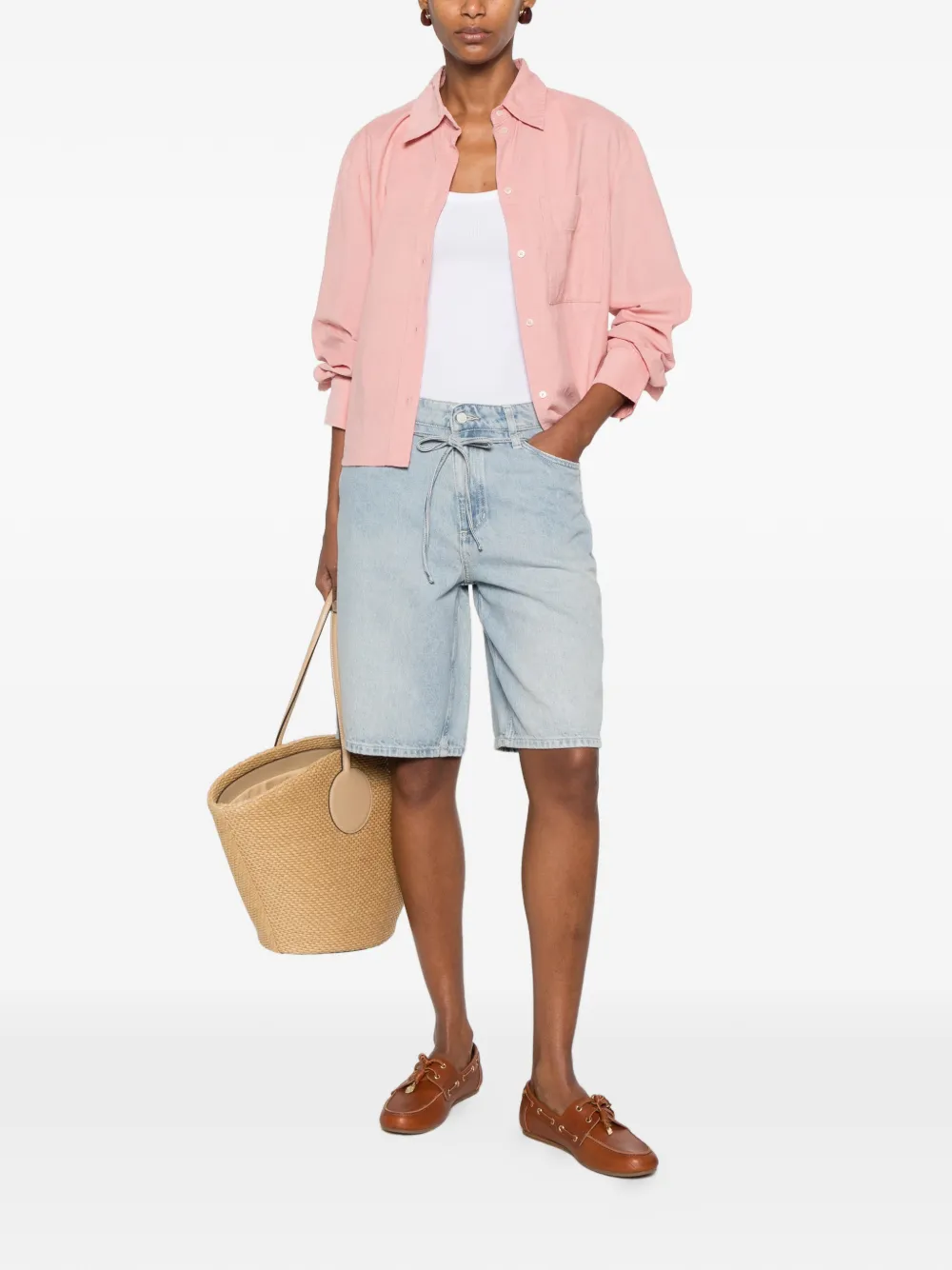  Marc O'polo Corduroy Chest-pocket Shirt - Rose 