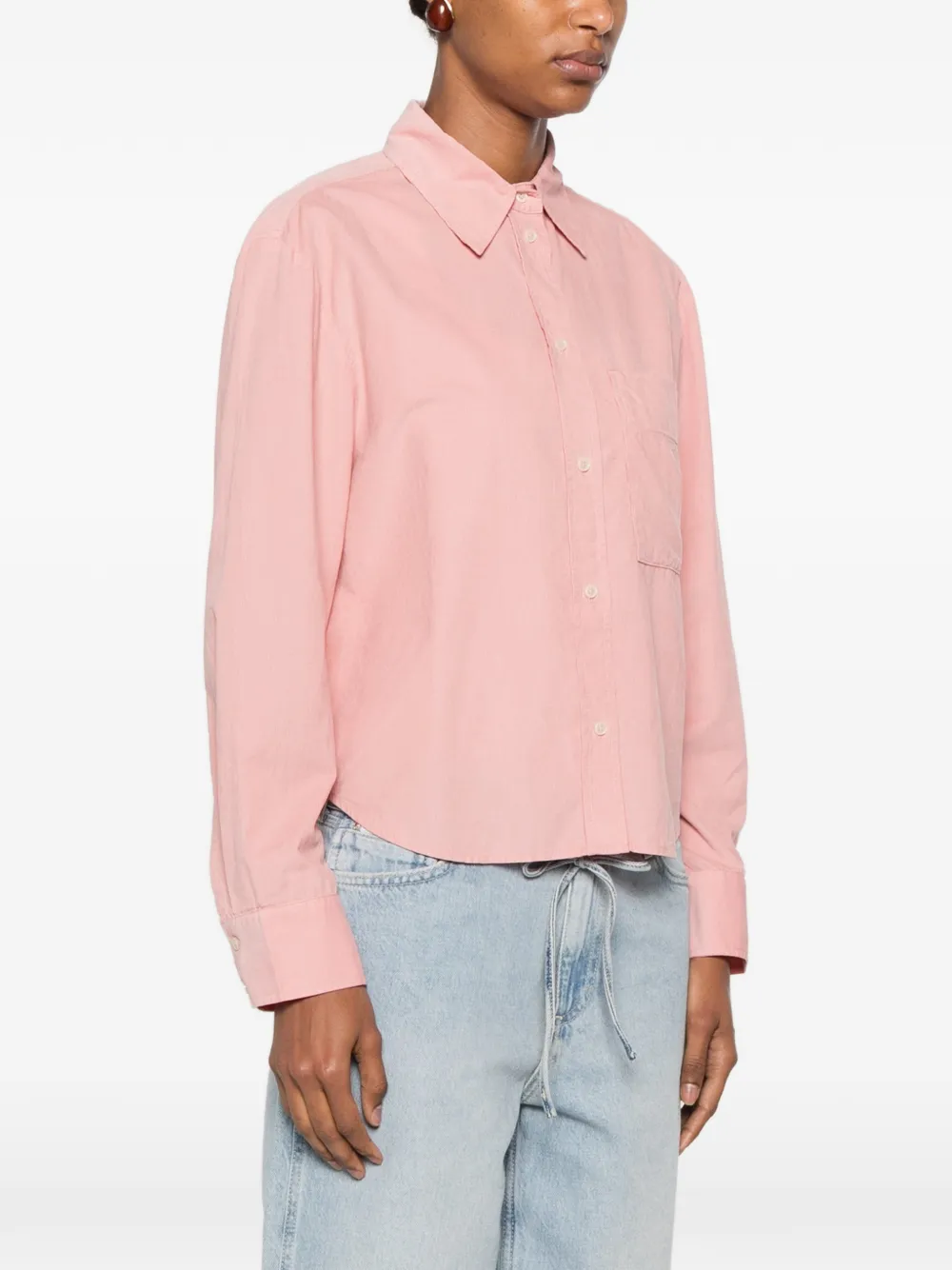  Marc O'polo Corduroy Chest-pocket Shirt - Rose 