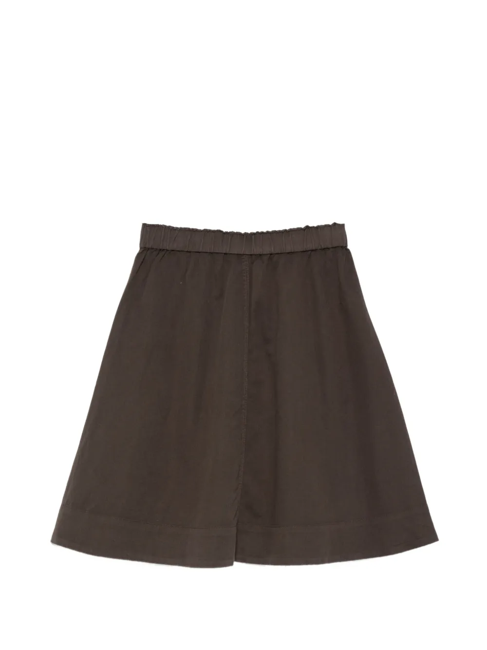 Marc O'Polo A-lijn mini-rok met elastische tailleband Bruin