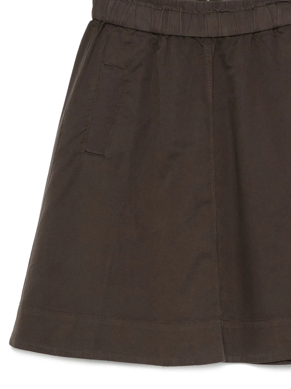 Marc O'Polo A-lijn mini-rok met elastische tailleband Bruin