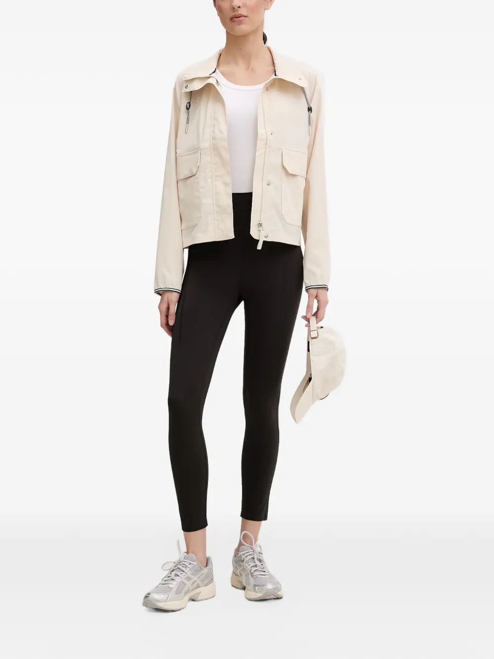 Helly Hansen logo-print high-waisted leggings Zwart