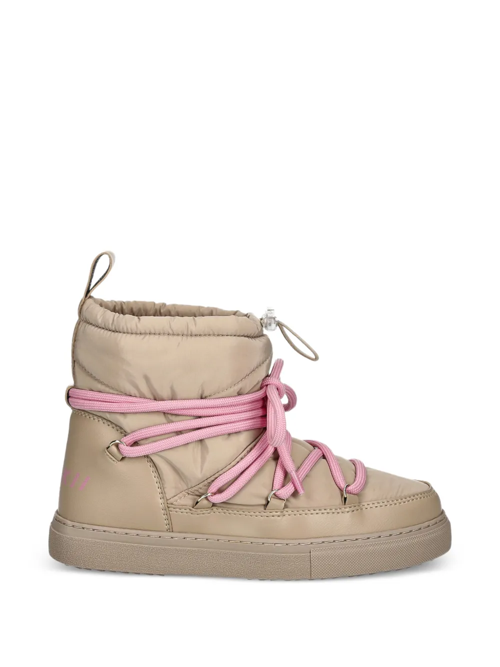Inuikii quilted lace-up ankle boots