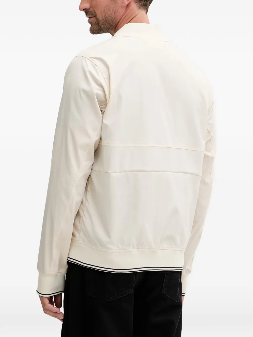 Helly Hansen Marine bomberjack met logo-patch Beige