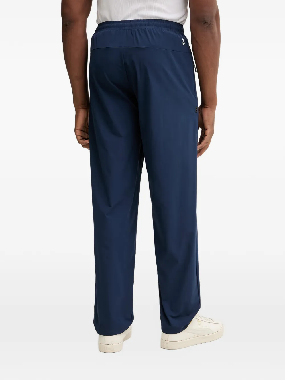Hummel Pulse logo-print track pants Blauw