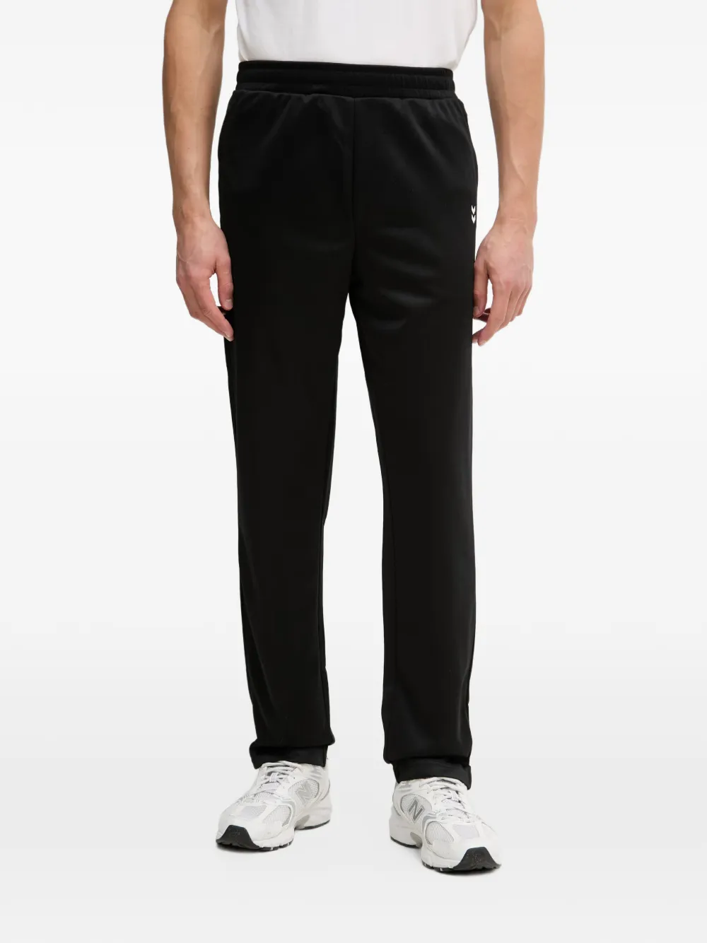 Hummel HMLPulse trainingspak met logo-print en rits Zwart