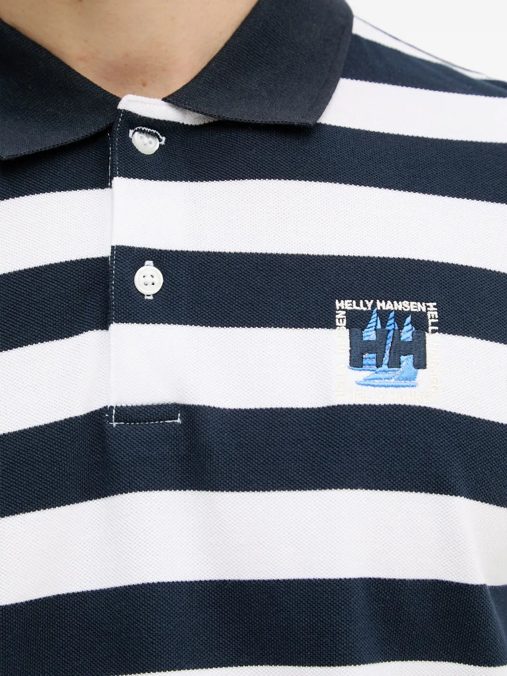 Helly Hansen Gestreept poloshirt Blauw