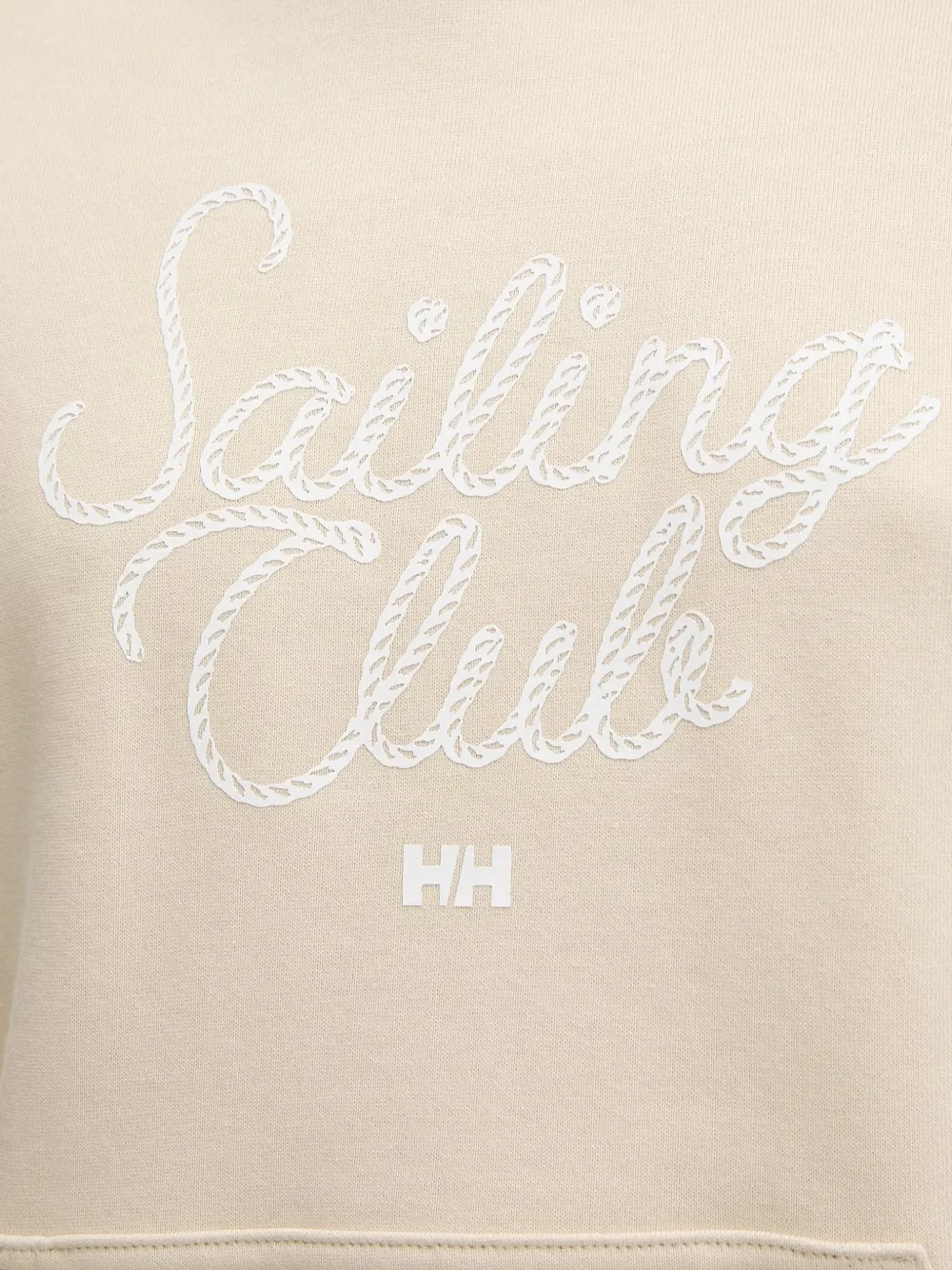 Helly Hansen Core logo-print drawstring hoodie Beige