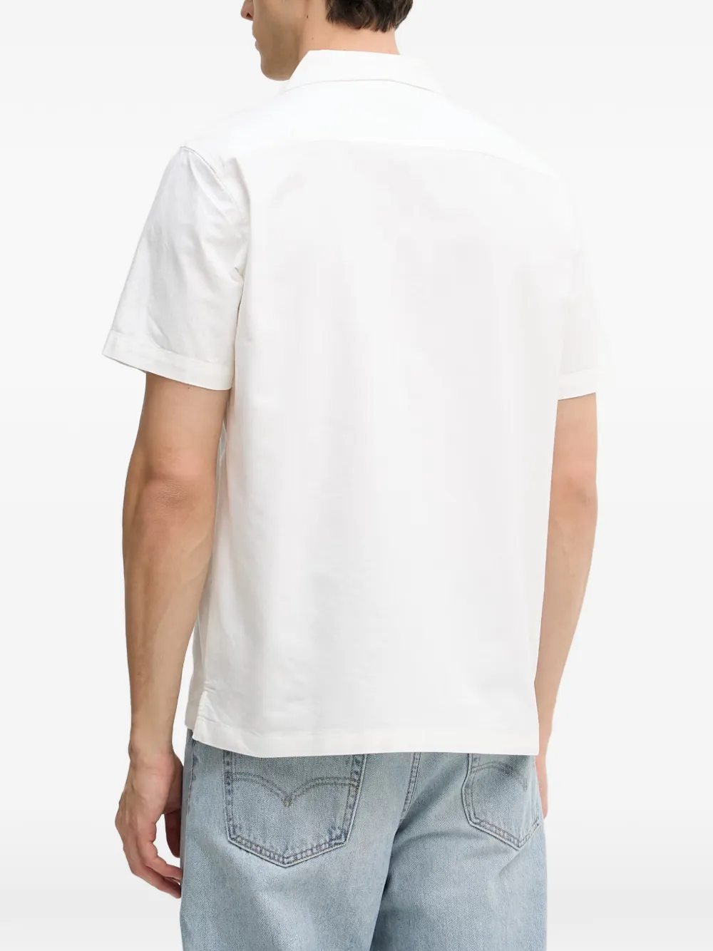 Helly Hansen Overhemd met geborduurd logo en korte mouwen Wit