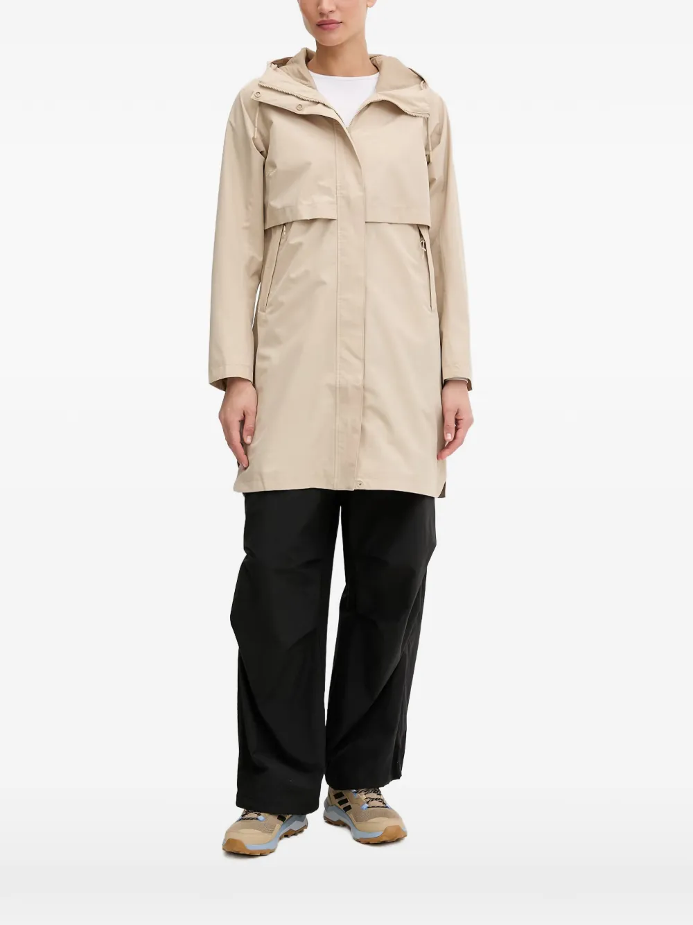 Helly Hansen Sienna hooded storm-flap coat - Toni neutri