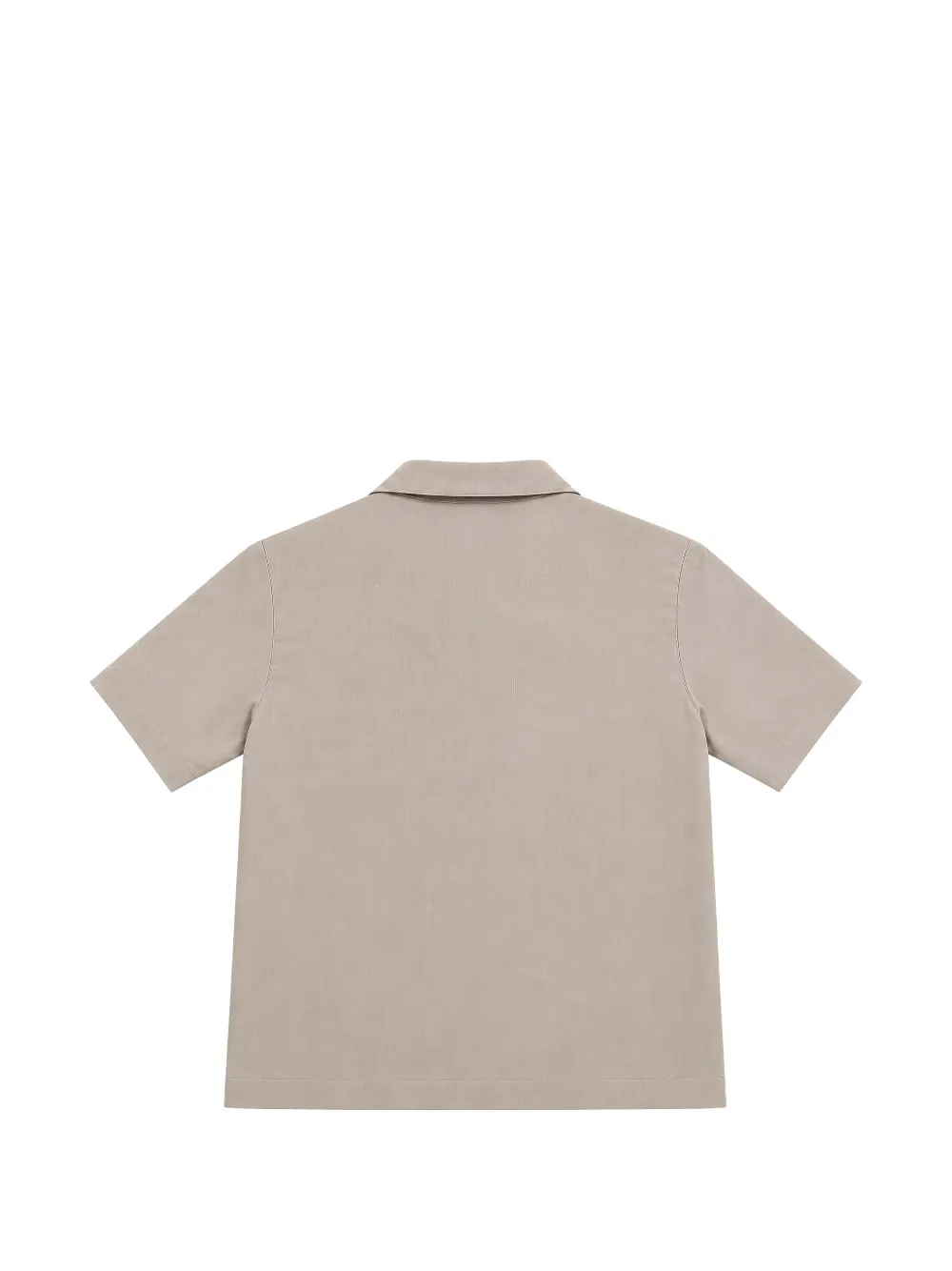 michael coal Shirt met opgestikte zak en korte mouwen Bruin