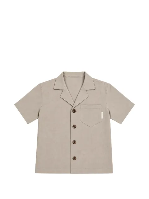 michael coal patch-pocket short-sleeved shirt
