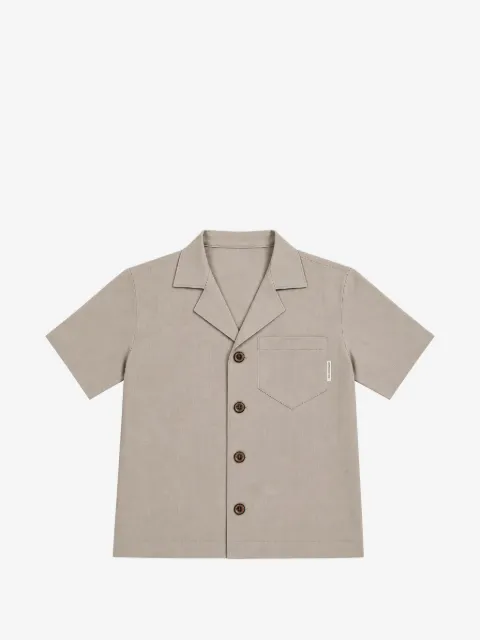 michael coal patch-pocket short-sleeved shirt