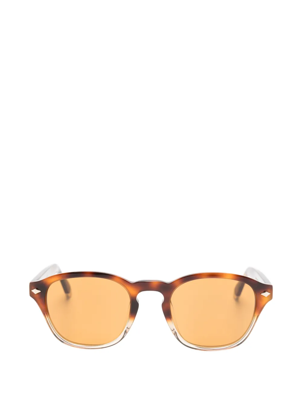 Brunello Cucinelli Tortoiseshell-effect Round-frame Sunglasses In Brown