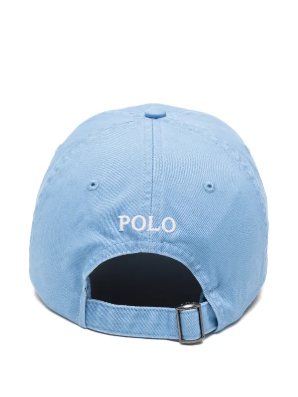 Polo Ralph Lauren The Iconic Cotton Chino Ball Cap | Blue | FARFETCH