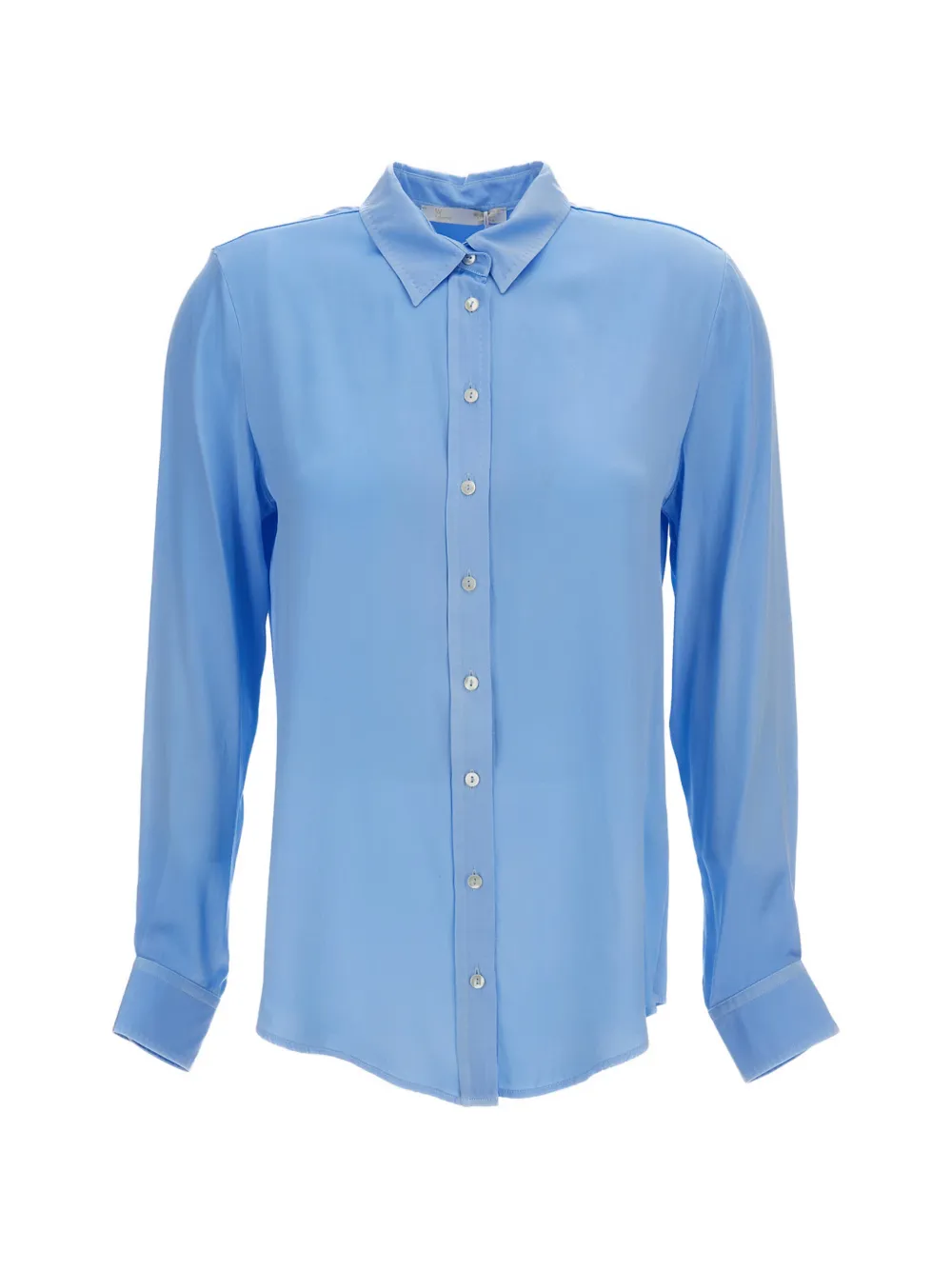 Q-WINS long-sleeve button-down shirt - Blue