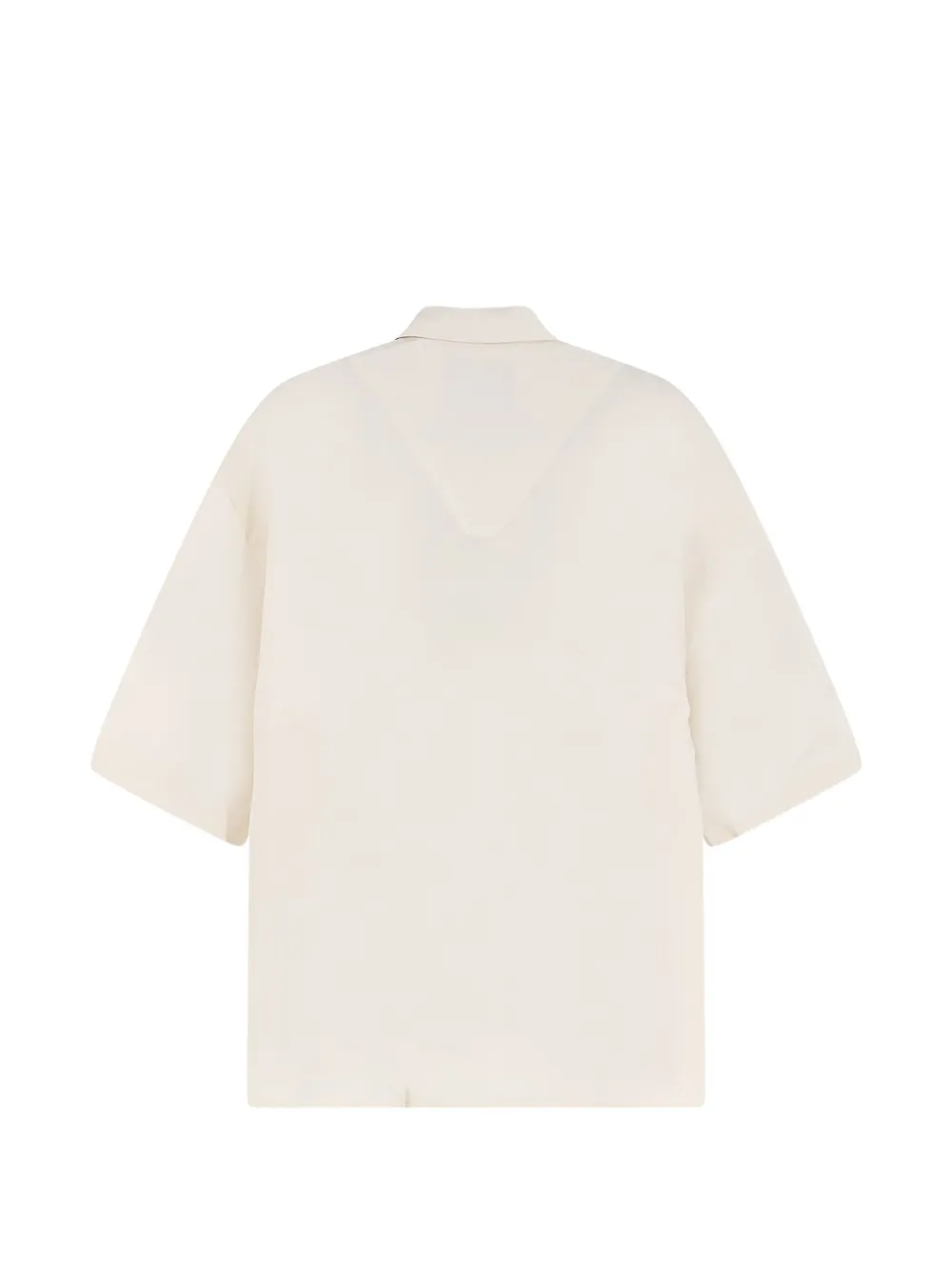 Studio Nicholson Lemmer oversized poloshirt Wit