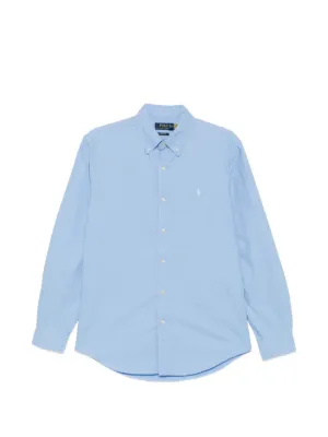 Polo Ralph Lauren Linen Shirt | Blue | FARFETCH JO