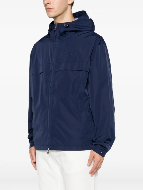 Polo Ralph Lauren ジップアップジャケット ダークブルー Polo Ralph Lauren フーデッド ジップアップ ジャケット | ブルー