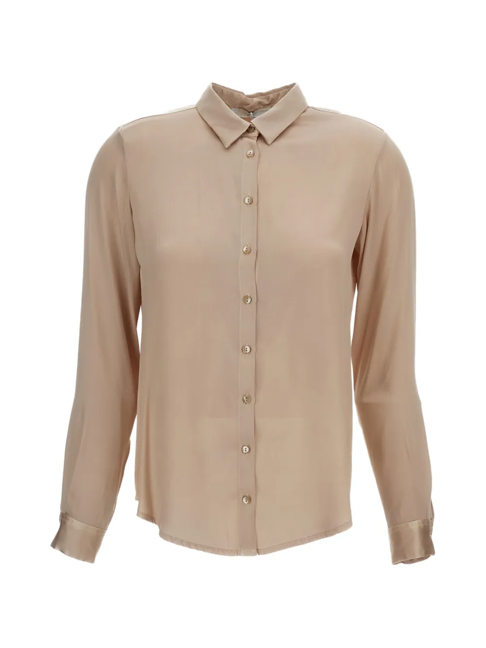 Q-WINS long-sleeve button-up shirt - Toni neutri