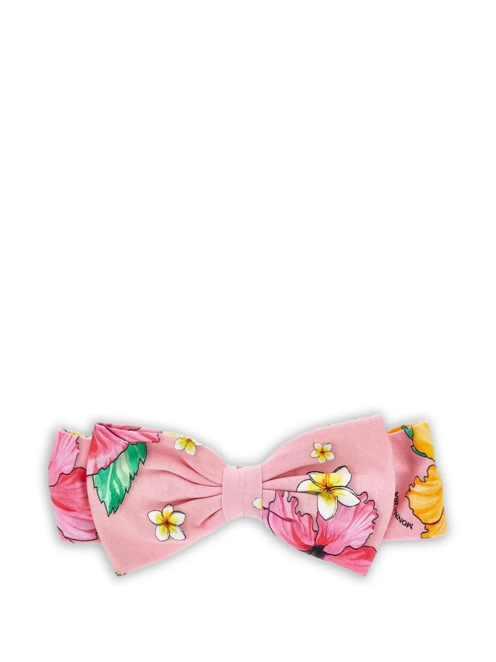 Monnalisa floral-print bow headband - Rosa