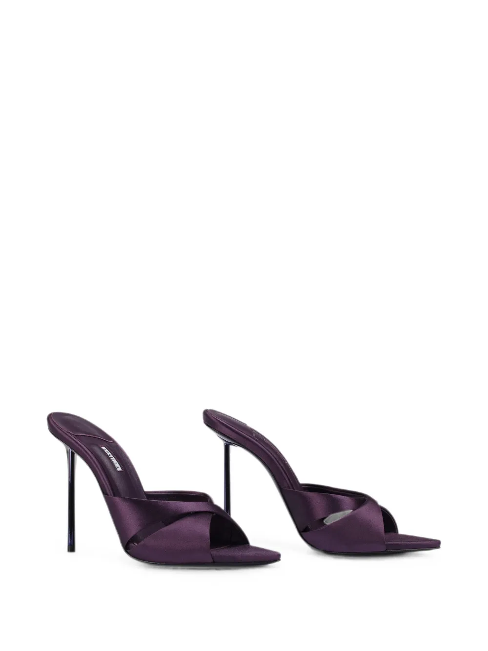 Le Silla Shirley satin sandals Paars