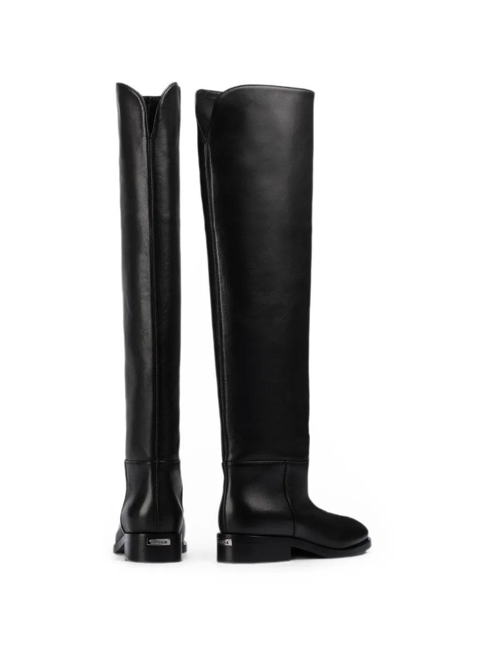 Le Silla Charlotte leather boots Zwart