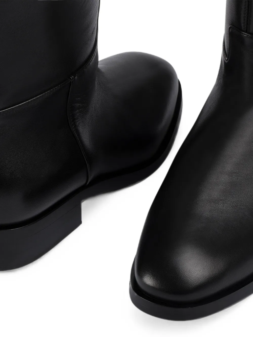 Le Silla Charlotte leather boots Zwart