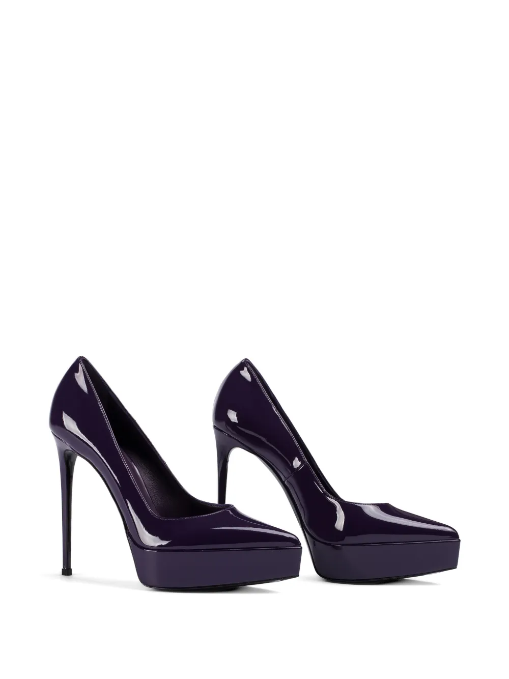 Le Silla Uma pumps met plateauzool Paars