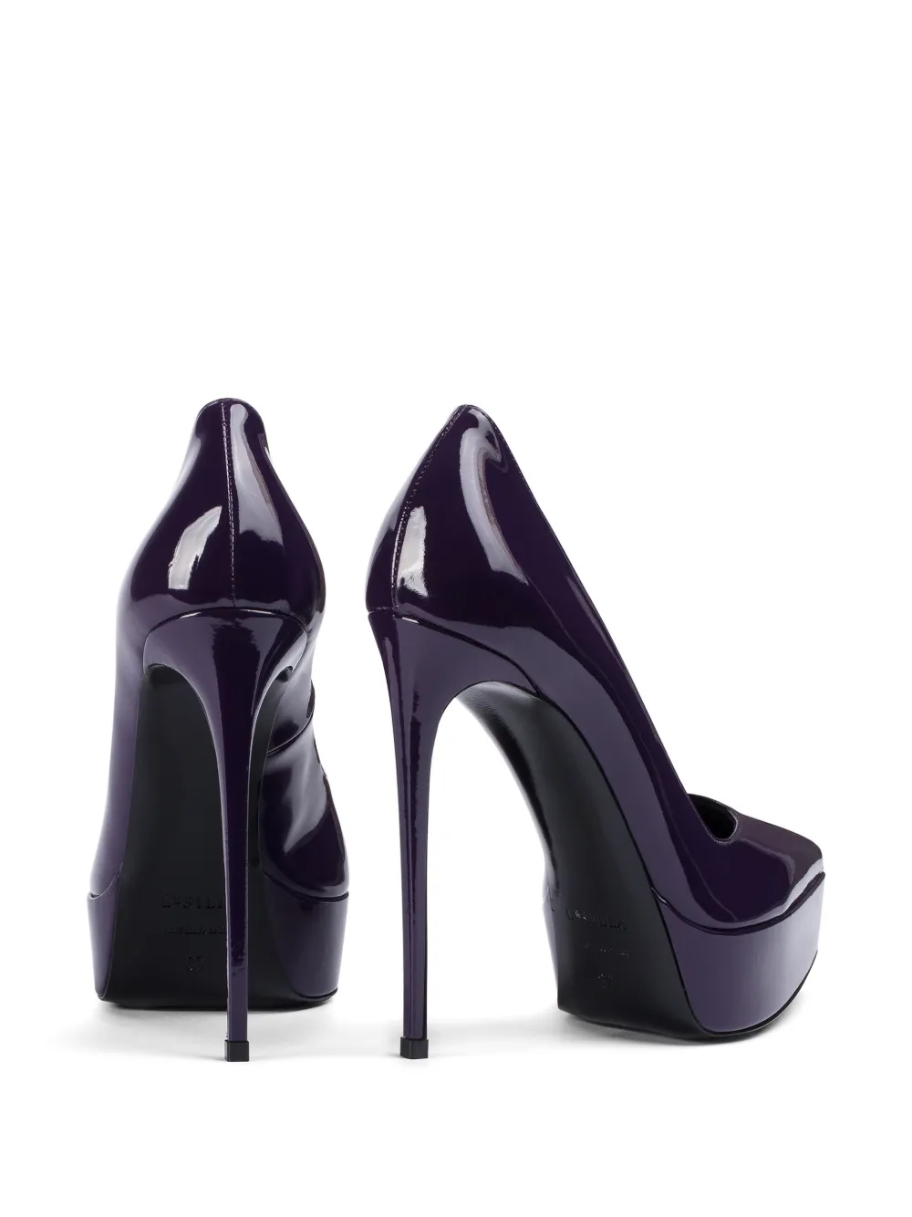 Le Silla Uma pumps met plateauzool Paars