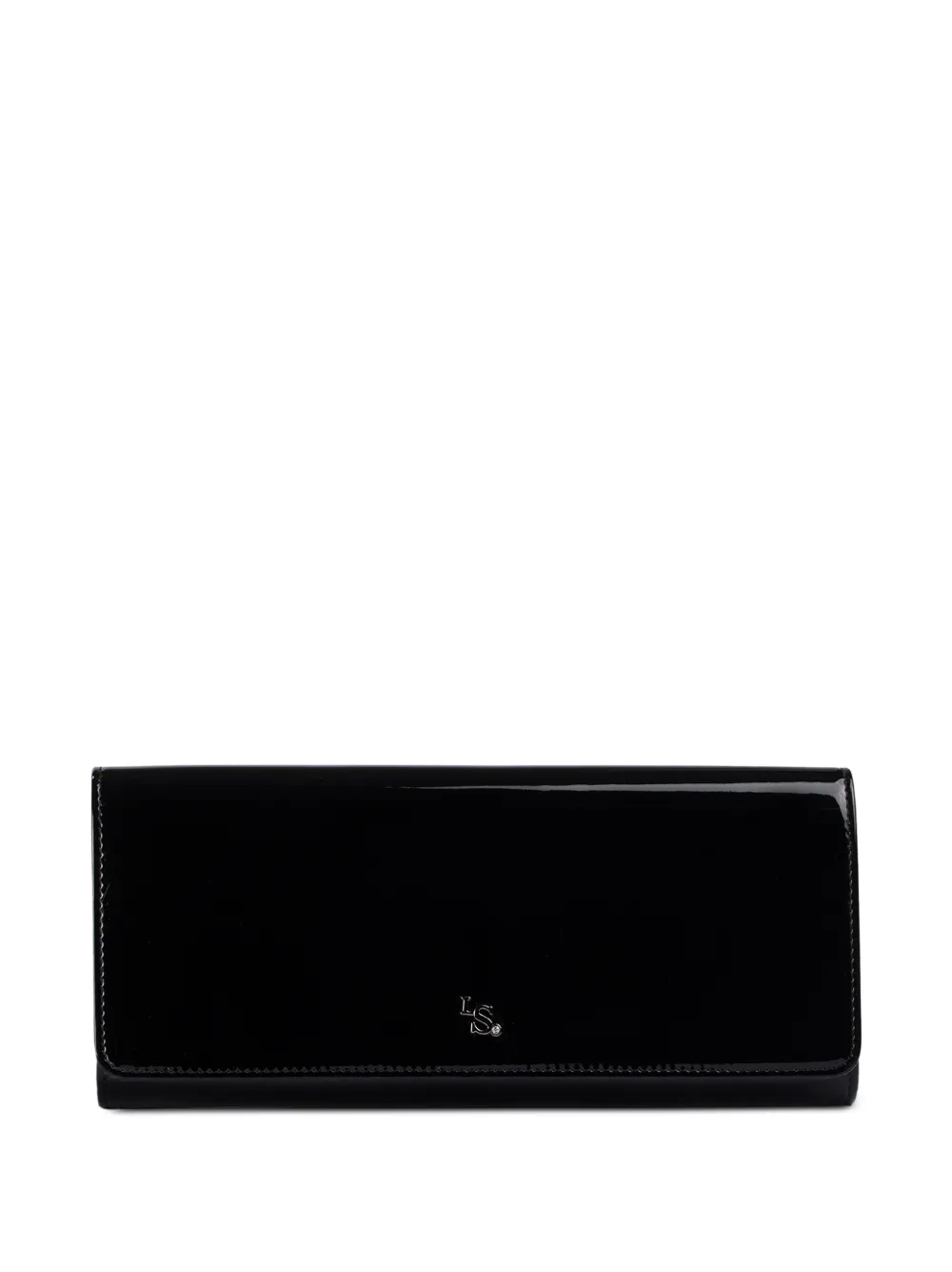 Le Silla Clutch con applicazione logo - Nero