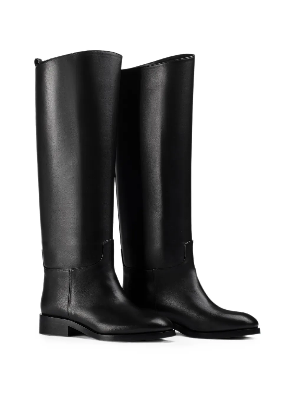 Le Silla Charlotte leather boots Zwart