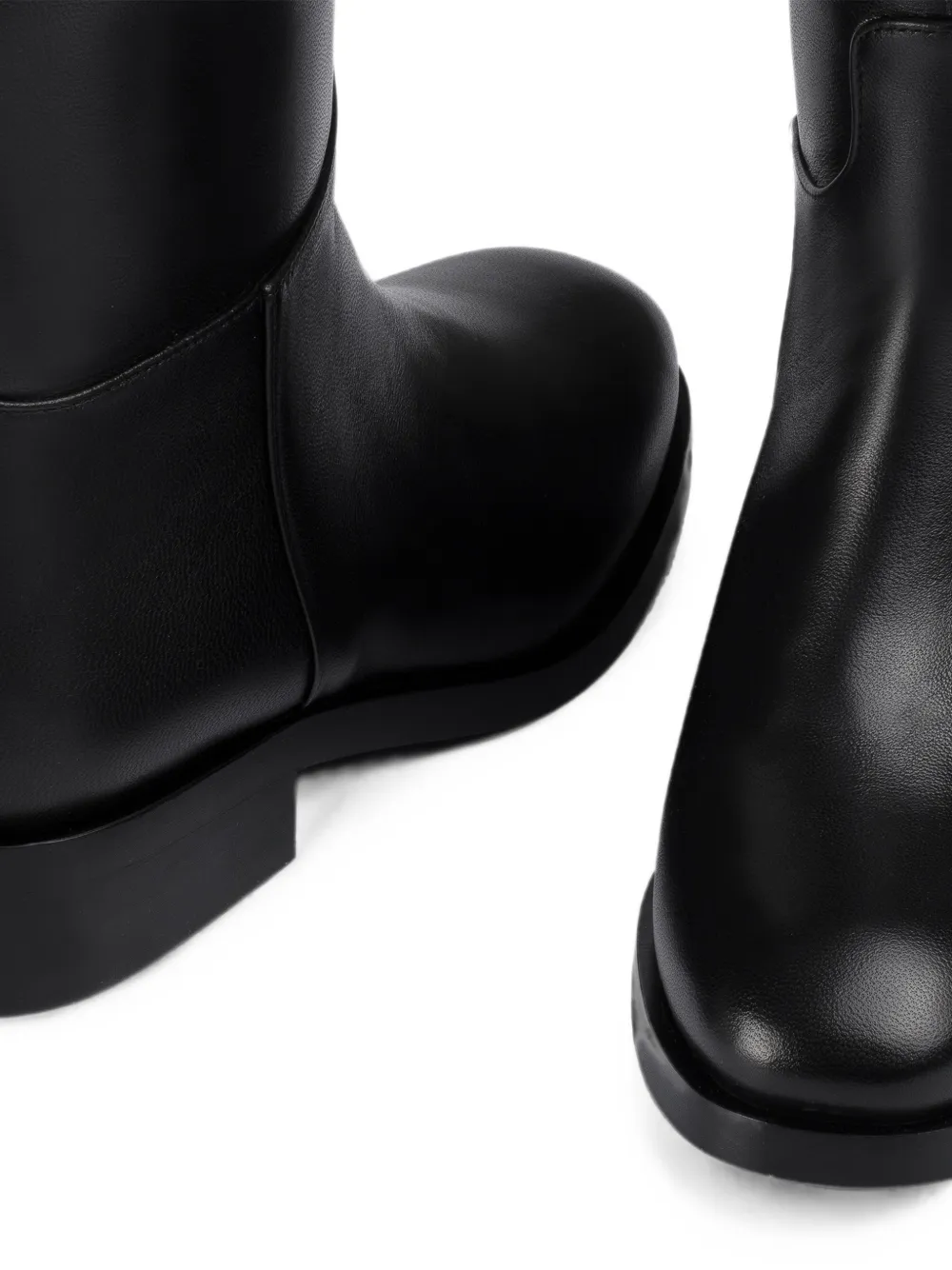 Le Silla Charlotte leather boots Zwart