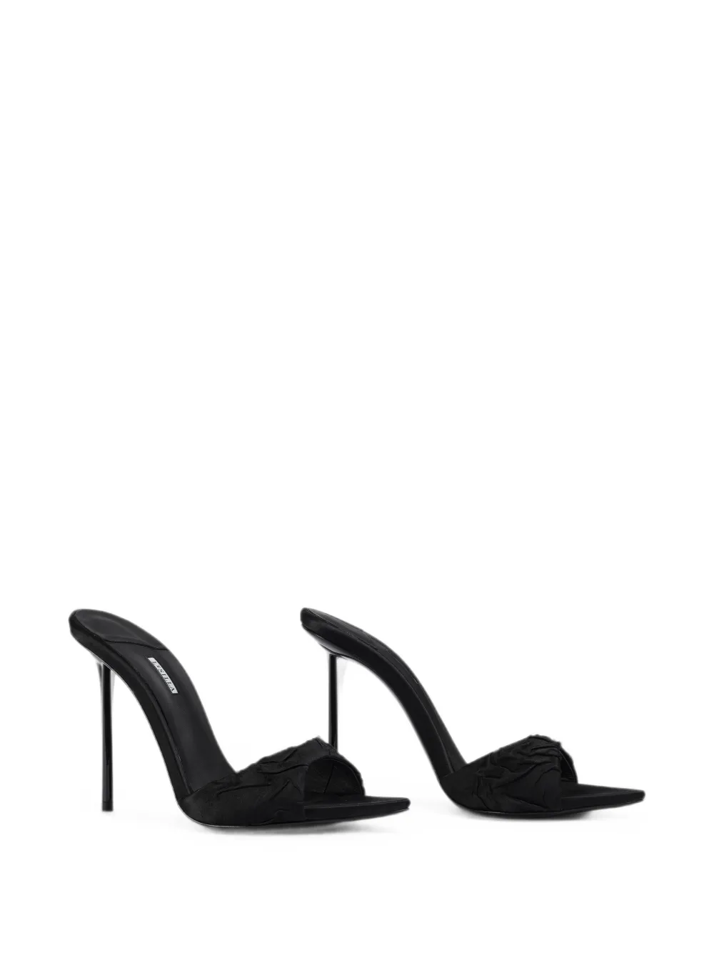 Le Silla Bella silk sandals Zwart